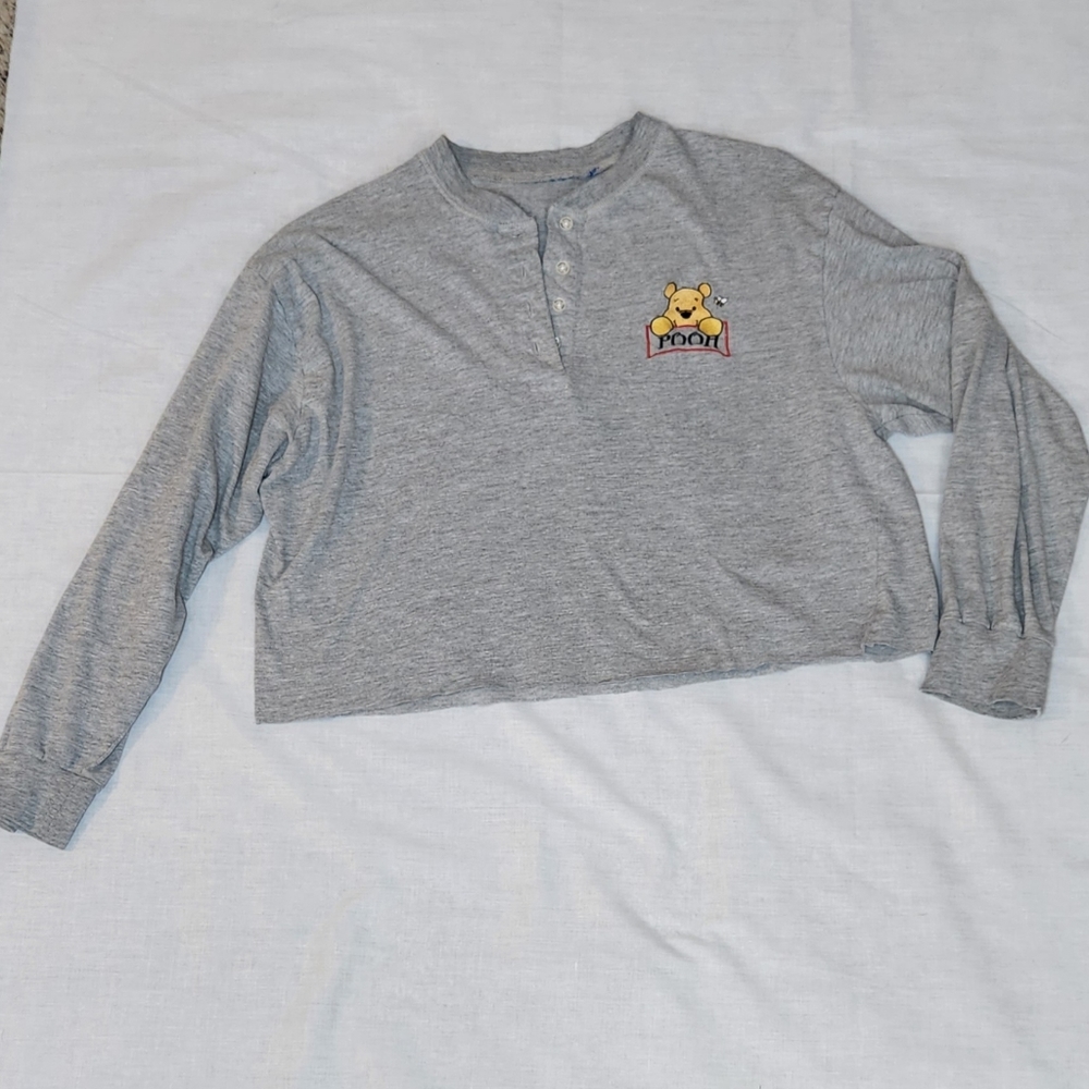 Winnie the Pooh cropped long sleeve shirt